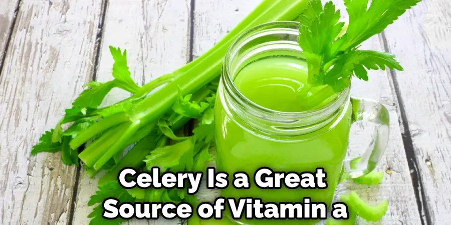 Celery Is a Great Source of Vitamin a