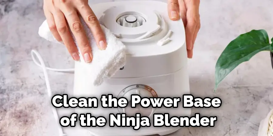 Clean the Power Base of the Ninja Blender