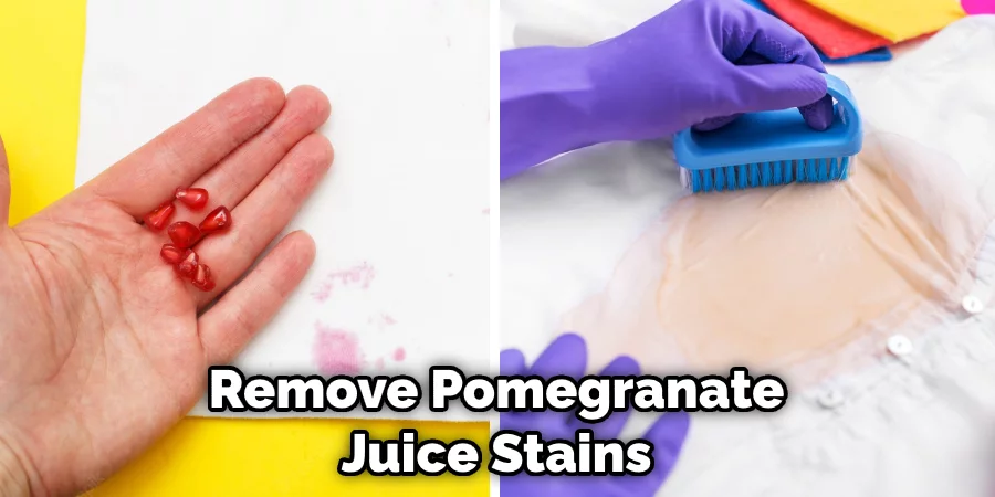 Remove Pomegranate Juice Stains